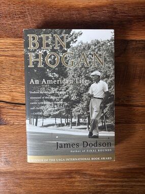 Ben Hogan: An American Life by James Dodson - Black, White & Gold Cover